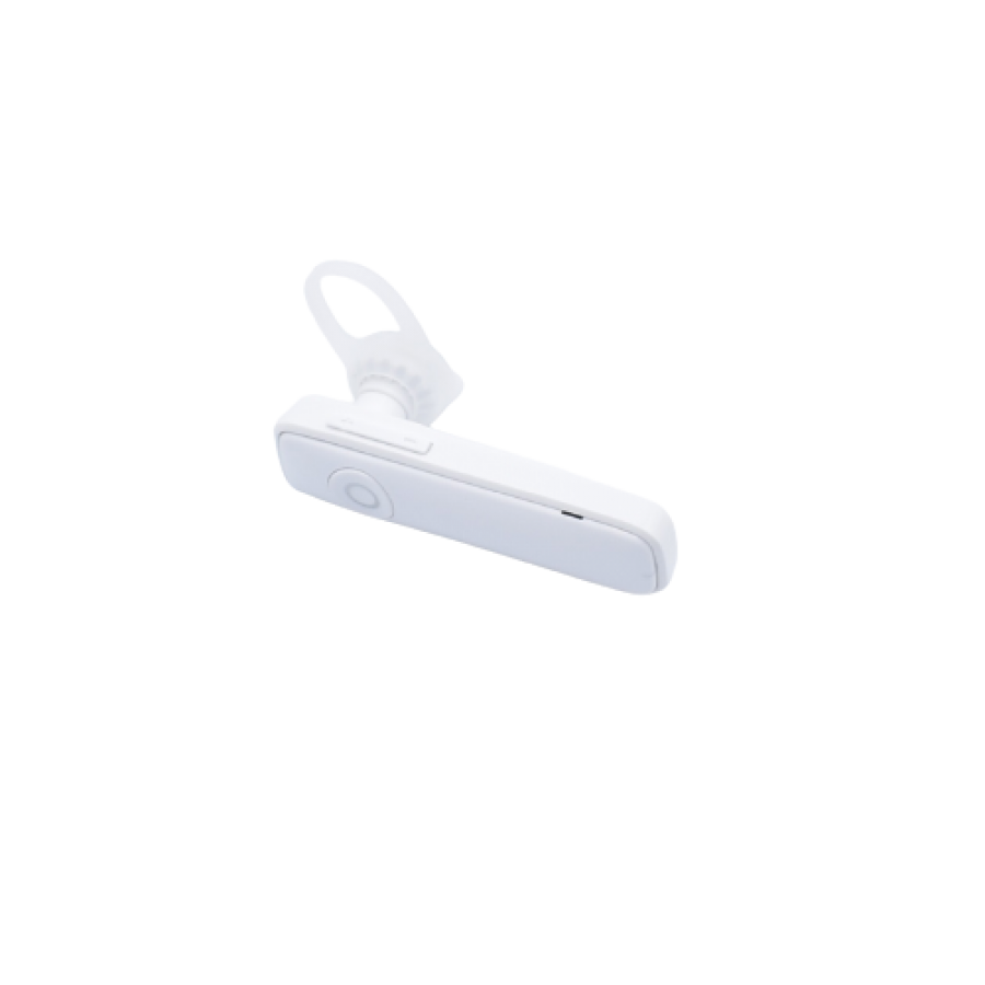 Casca Audio Klausstech, Wireless, Handsfree, Bluetooth, 300 Mah, Buton, Ergonomica, Alb