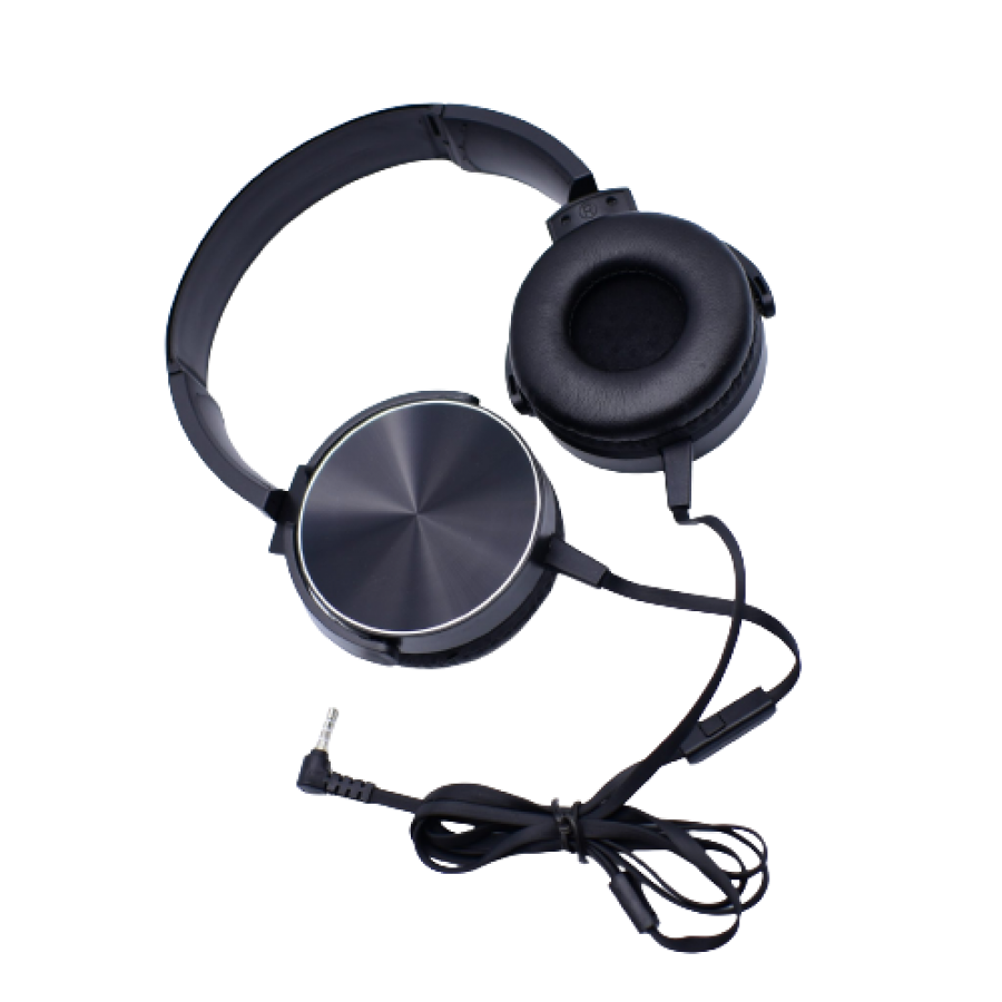 Casti Audio Klausstech, Cu Fir, Microfon, 102 Db, Buton De Raspuns, Greutate Redusa, Negru