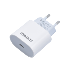 Incarcator Retea, Type C, Fast Charging, 5v-3.4a/9v-2a/12-1.5a, 18w, Design Ergonomic, Alb