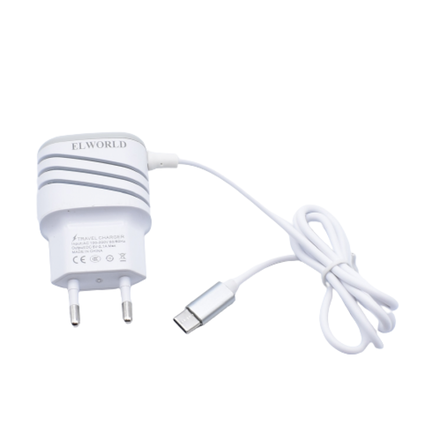 Incarcator Retea, Klausstech, Fast Charging, 2xusb, Microusb, 5-v, 2.1a, Ac 127/220v /60hz , Rezistent, Alb