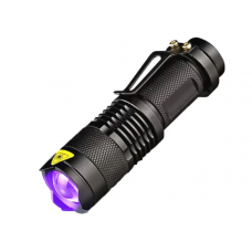 Lanterna Ultravioleta Klausstech, Uv,  395 Lumeni, Metal, Rezistenta, Ergonomica, Negru