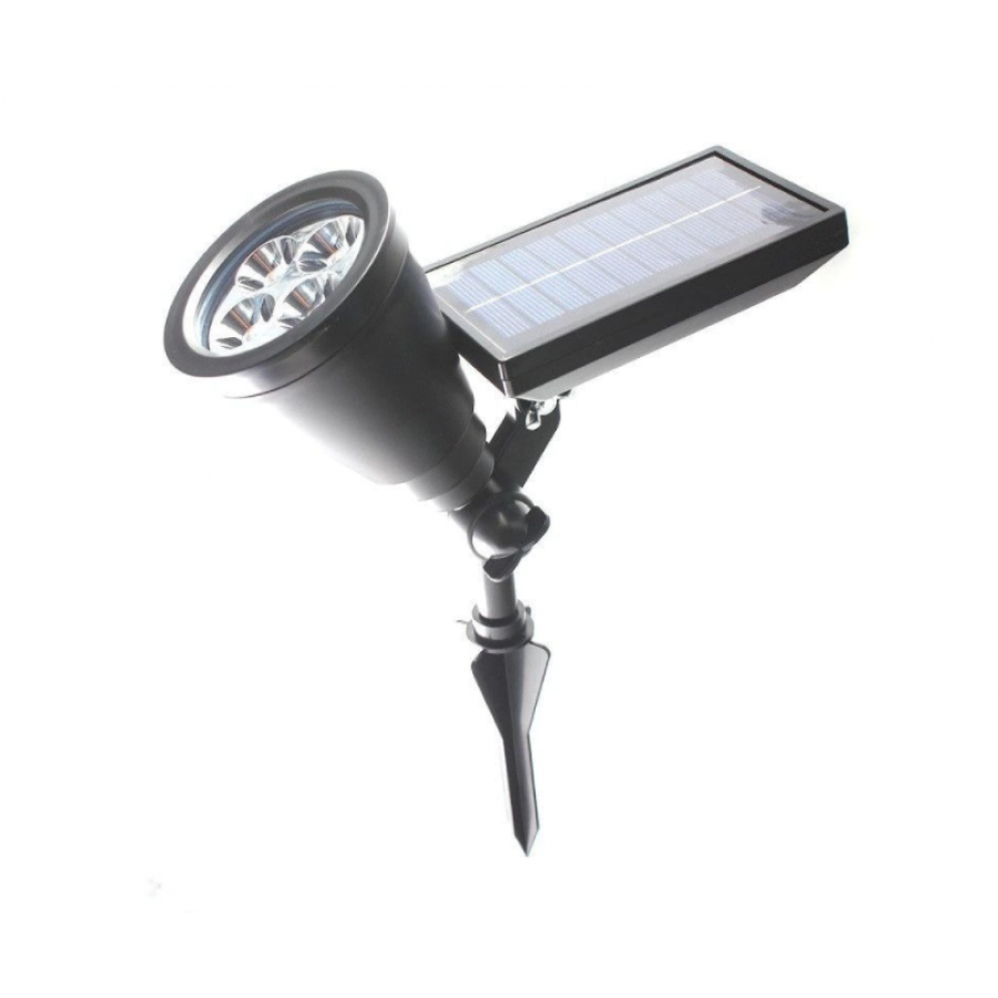 Reflector cu Senzor de Miscare KlaussTech, Rezistent, IP65, Putere de 2W, 200 Lumeni, Lumina Alba, Usor de Instalat, Design Modern, Usor de Instalat,  Negru