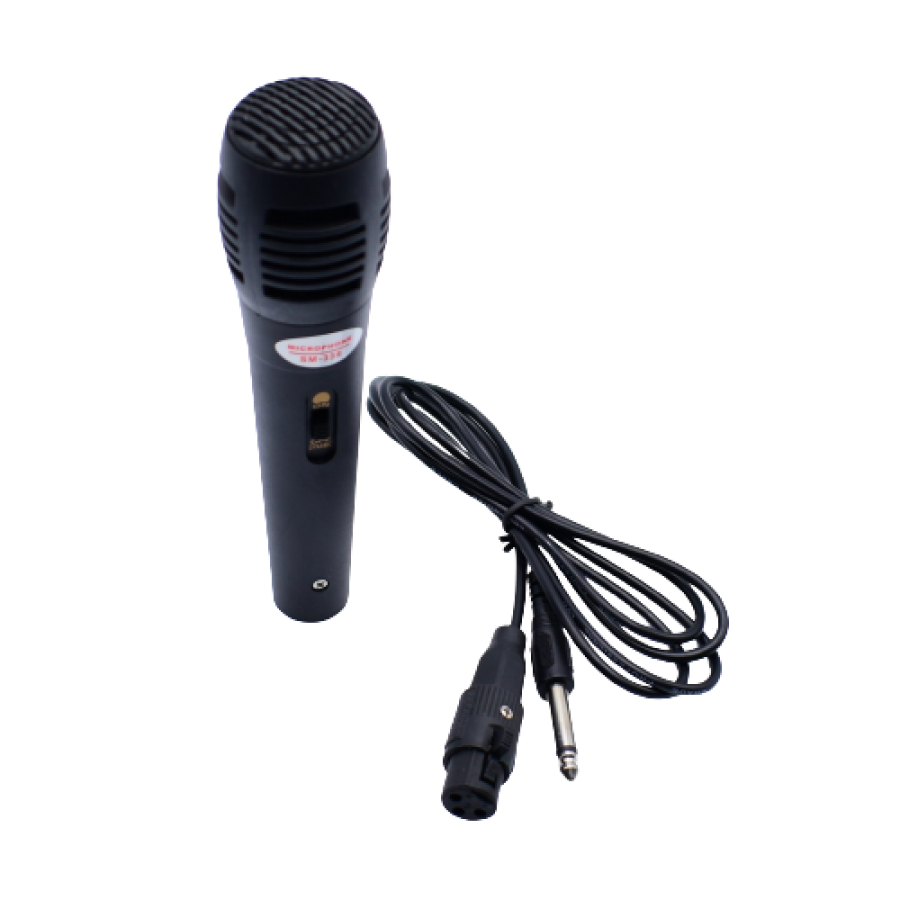 Microfon Dinamic Klausstech, Cu Fir, 100hz - 15khz, 550 Ohms, Sensivitate -74db, Design Ergonomic, Modern, Negru