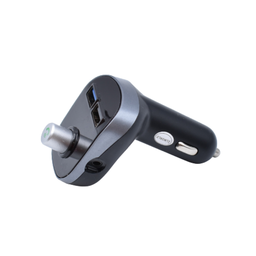 Modulator Auto Klausstech, 2 X Usb, Afisaj Digital, Usb, Microsd, Handsfree, 68 Db, Negru