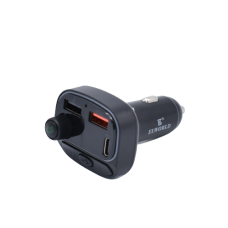Modulator Auto Klausstech, 2 X Usb, Design Ergonomic, Usb, Microsd, Handsfree, 68 Db, 7 Culori, Negru