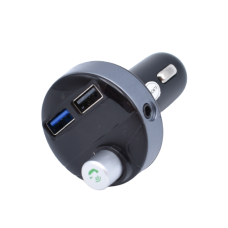 Modulator Auto Klausstech, 2 X Usb, Handsfree, Mp3 Player, Usb, Bluetooth, Design Modern, Design Ergonomic, Negru