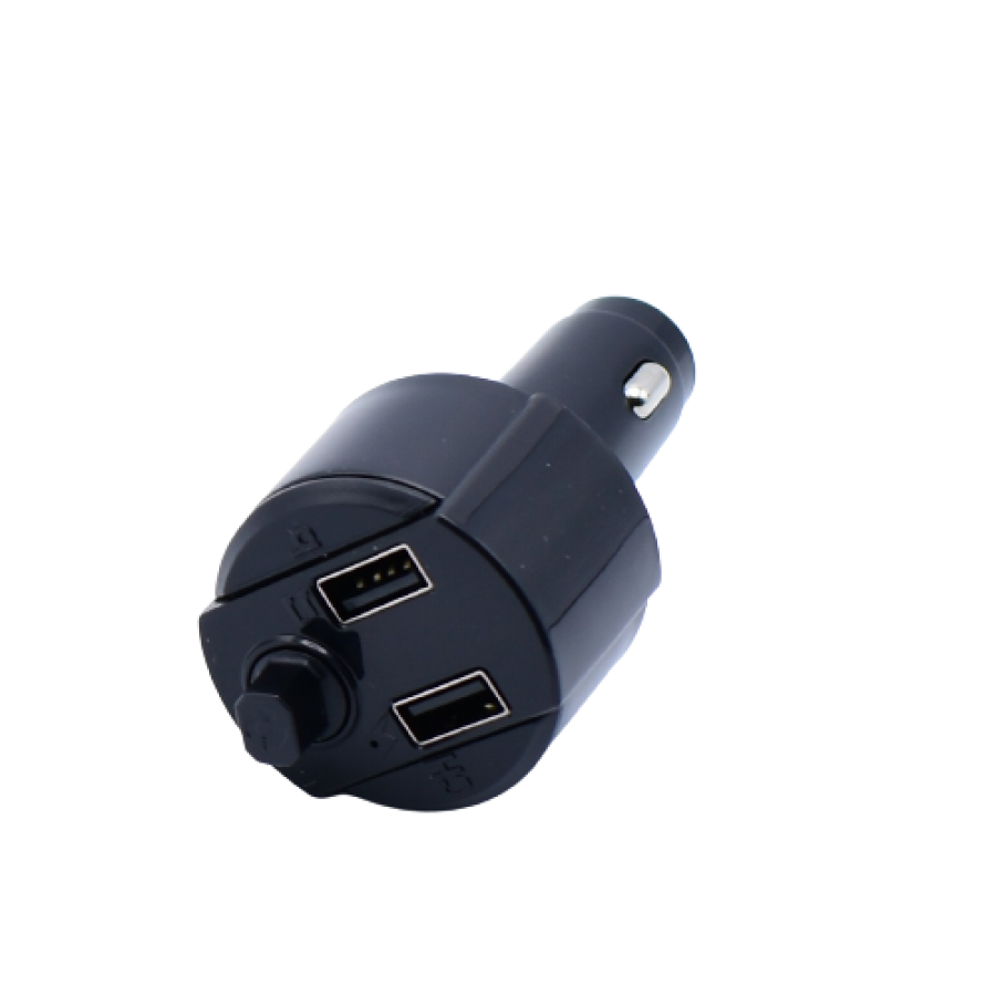 Modulator Auto Klausstech, 2 X Usb, Handsfree, Mp3, Usb, Microsd, Aux, Bluetooth, Usor De Folosit, Negru