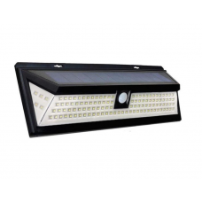 Aplica Solara De Perete Led118, 2200 Mah, Ip65 Pentru Exterior, Din Plastic Abs, Cu Senzor De Miscare, Cu Iluminare La 270 Grade, Negru / Alb