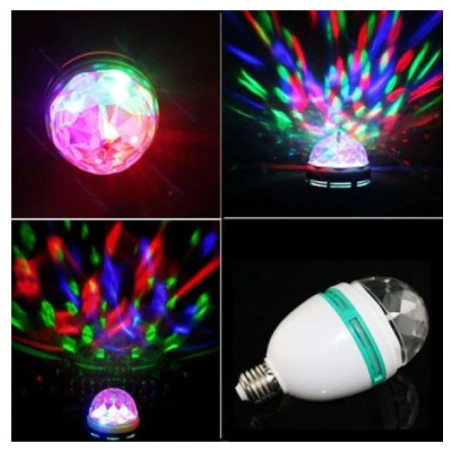 Bec Klausstech Led Rotativ Color, Disco, E27