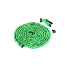 Furtun Extensibil Pentru Udat Gradina Ilogi , 230 Ft + Pistol De Stropit , Culoare Verde