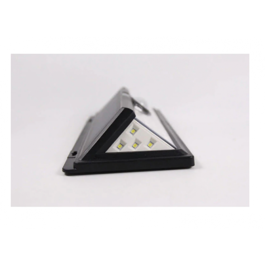 Aplica Solara De Perete Led118, 2200 Mah, Ip65 Pentru Exterior, Din Plastic Abs, Cu Senzor De Miscare, Cu Iluminare La 270 Grade, Negru / Alb
