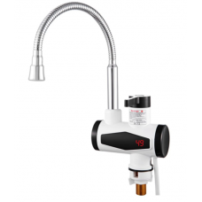 Robinet Electric Flexibil  Klausstech Pentru Incalzit Apa, Afisaj Lcd, Temperatura Reglabila, Putere 3000w