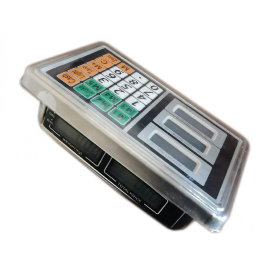 Cantar Electronic Cu Afisaj, 350 Kg, Platforma 40 X 50 Cm, Indicator G5, Display Lcd, Brat Rabatabil, Adaptor Priza