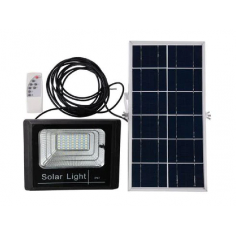 Kit Complet Proiector  KlaussTech Puternic 40w + Panou Solar Inclus + Telecomanda