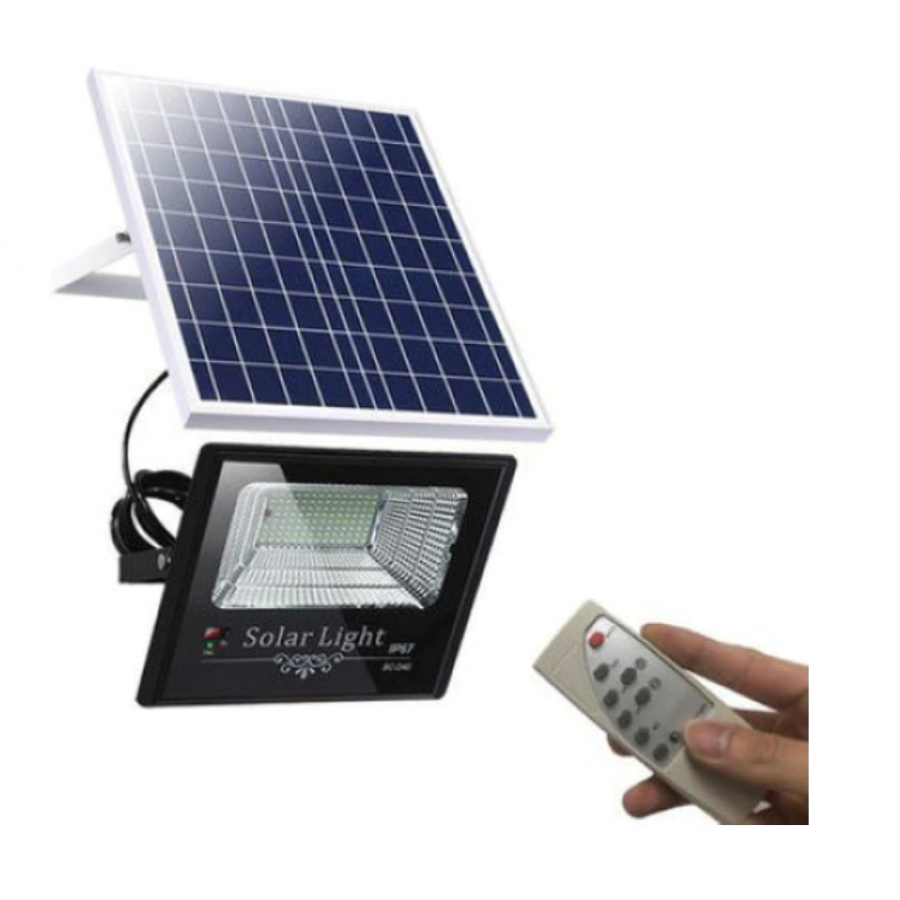 Kit Complet Proiector  KlaussTech Puternic 40w + Panou Solar Inclus + Telecomanda