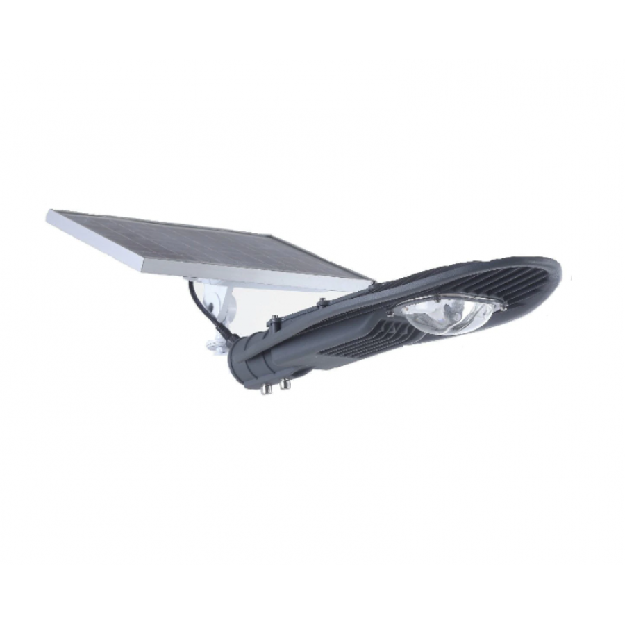 Stalp De Iluminat Klausstech, Pentru Exterior Cu Panou Solar 30w