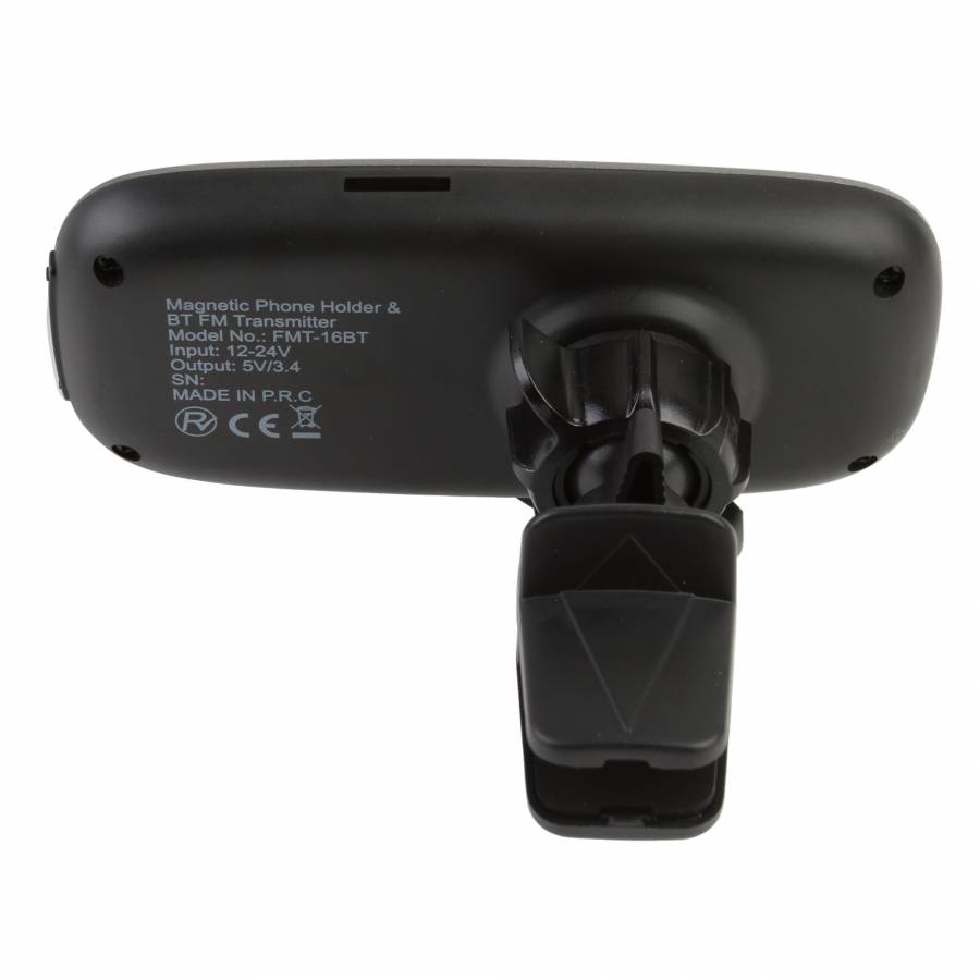 Modulator Auto Fm Cu Suport Magnetic, Bluetooth, Microsd, 2 X Usb,