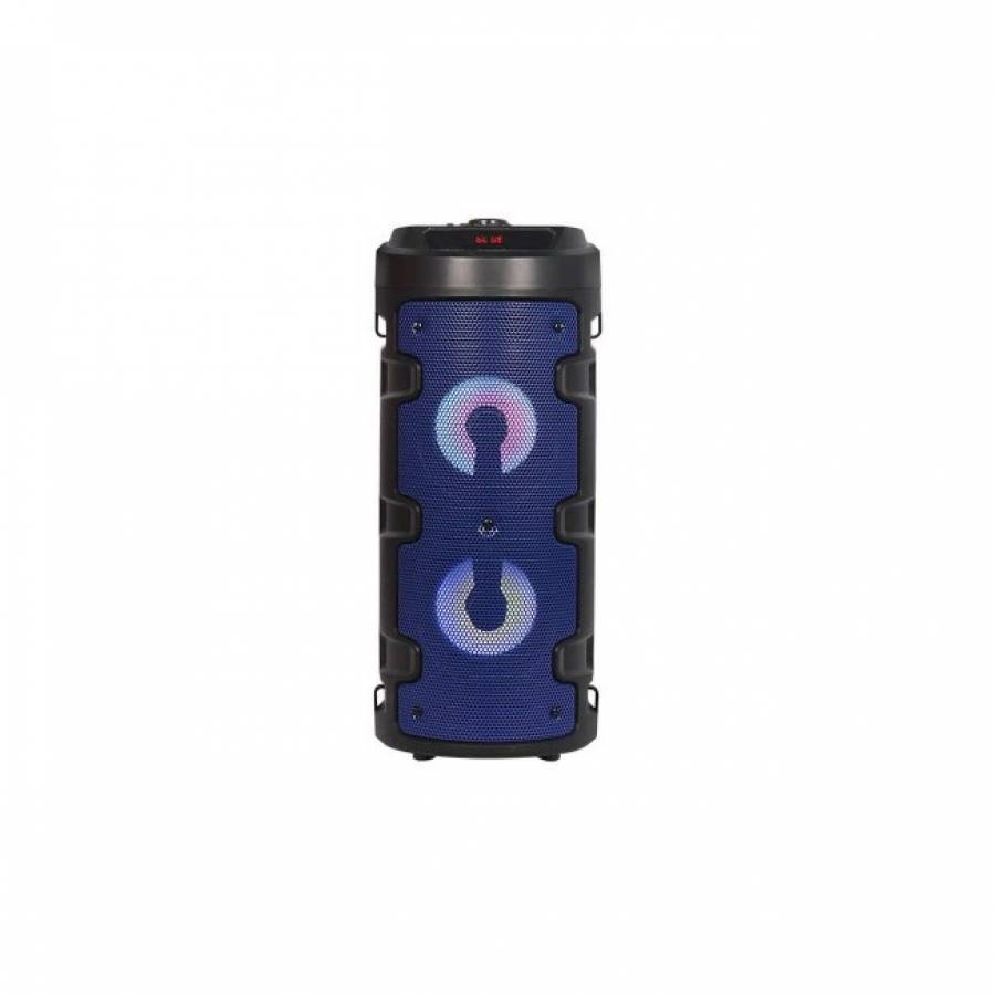 Boxa Klausstech Portabila De 12 W, Bluetooth, Usb, Card Tf, Lumini Si Afisaj Led, Negru