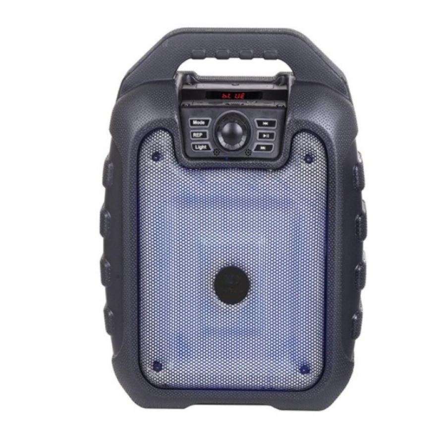 Boxa Portabila Klausstech 9 W, Bluetooth, Usb / Tf Card / Radio Fm, Lumini Led, Display Lcd, Negru