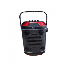 Boxa Portabila 20 W, Usb / Card Sd / Aux / Radio Fm, Bluetooth, Microfon, Telecomanda, Rosu/negru