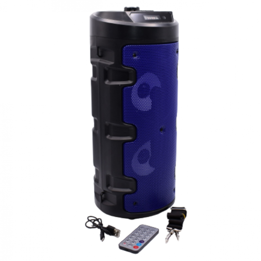 Boxa Klausstech Portabila De 12 W, Bluetooth, Usb, Card Tf, Lumini Si Afisaj Led, Negru