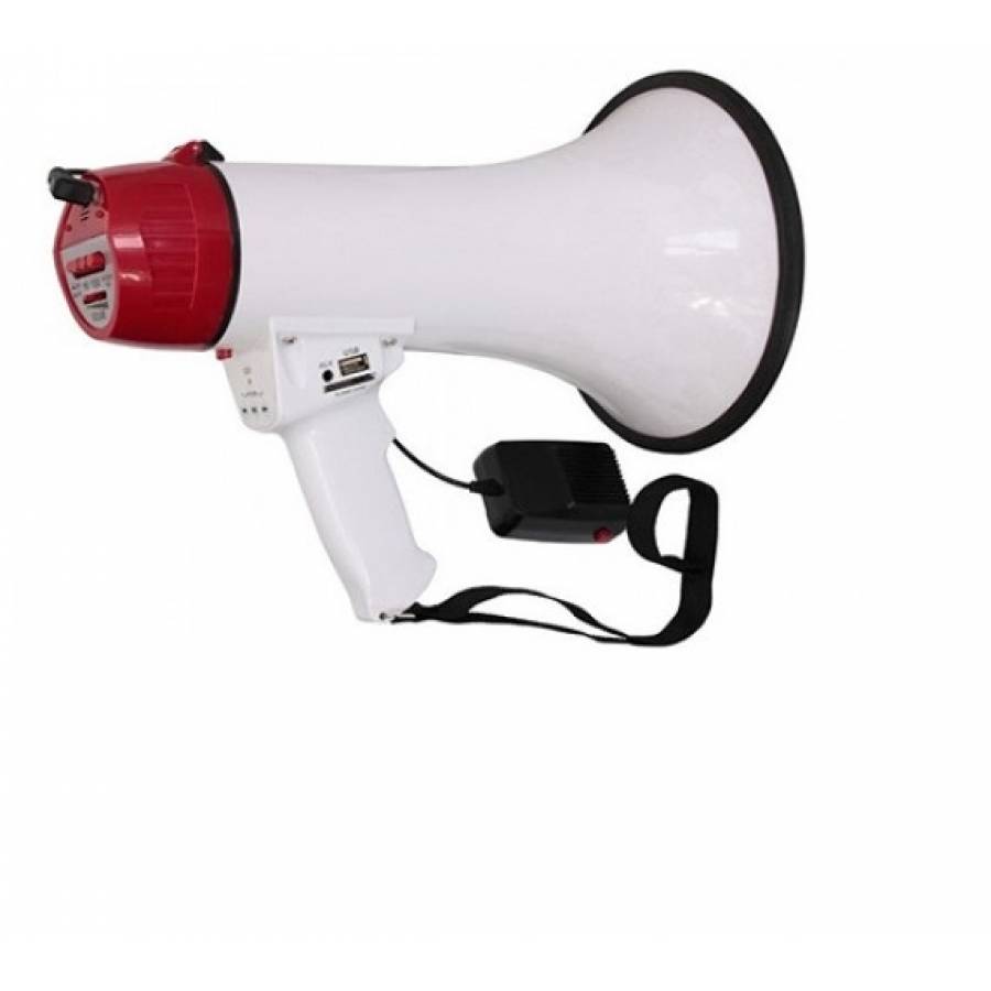 Megafon portabil USB 35W cu inregistrare si sirena