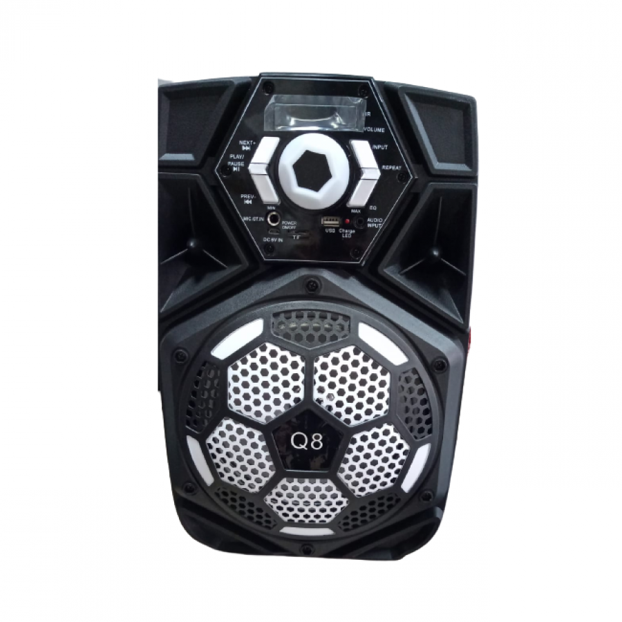 Boxa Klausstech Portabila Bluetooth 35 W, Aux In, Usb, Maner Transport, Difuzor 8 Inch, 60 Db, Dc 5 V, Negru