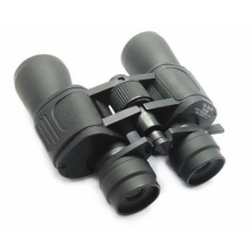 Binoclu Klausstech Profesional cu Putere de Marire 10-50x50, Diametru 50mm, Camp vedere 1000m, Geanta de transport, Negru