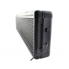 Reclama Luminoasa LED KlaussTech 400 x 40 cm, Iluminare Alb, Wi-Fi, Temperatura, Unghi 120°, ABS, Negru