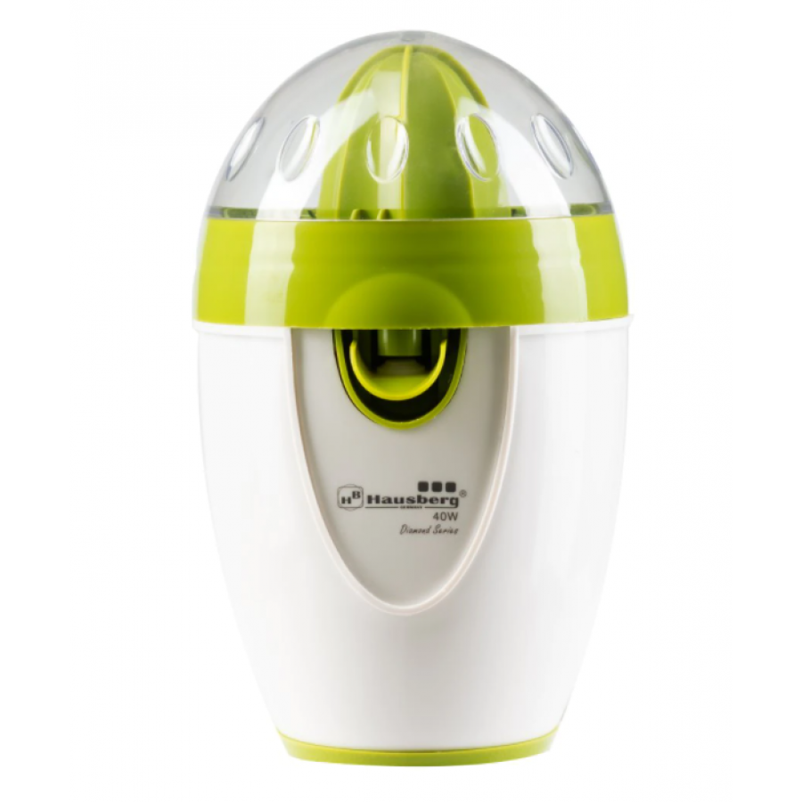 Storcator Electric de citrice, Capacitate 1 l, 40 W, Rotire in 2 sensuri, 65 dB, Cablu alimentare 1m, Alb/Verde