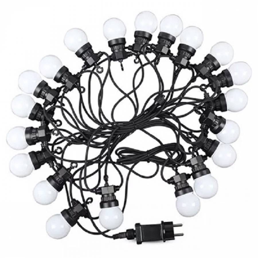 10m 0.5w x 20 Alb Rece Iluminat Festiv Ip44