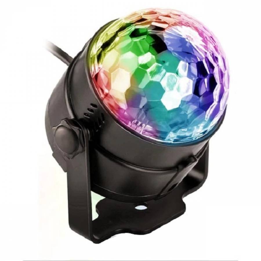 Glob  KlaussTech Cu Lumini Party Light, Rgb, Led, Telecomanda