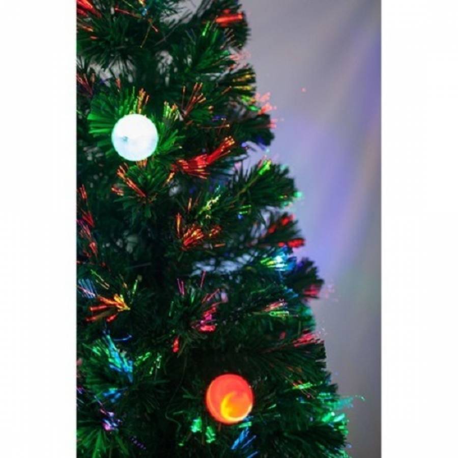 Brad Verde, Stufos, Artificial, Cu Fibra Optica, 150cm, Pentru Craciun