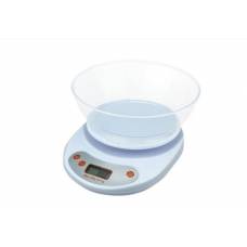 Cantar KlaussTech De Bucatarie Cu Bol , Max. 5kg, Alb