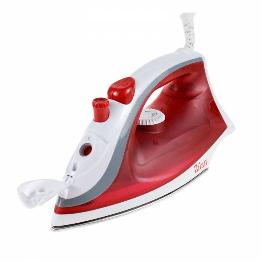 Fier De Calcat, Talpa Inox, Anticalcar, Reglarea Temperarturii, Rezervor Apa 120ml, Putere 2000w,culoare Rosu