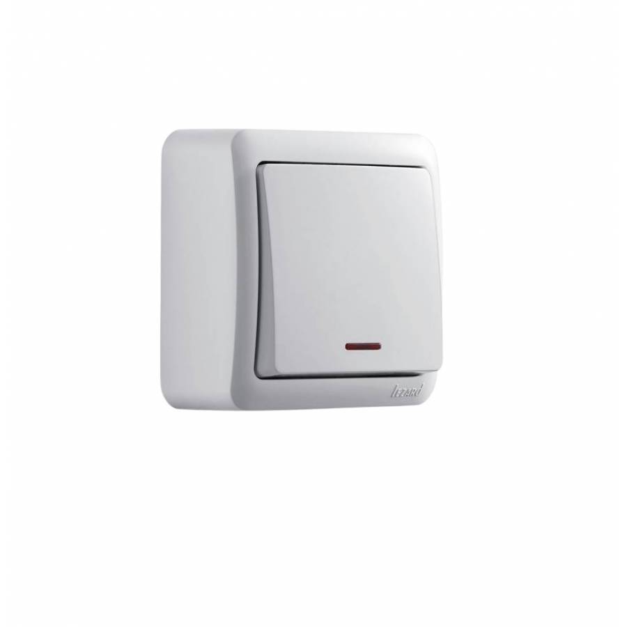 Intrerupator Montaj Aparent cu LED-uri pentru tencuiala