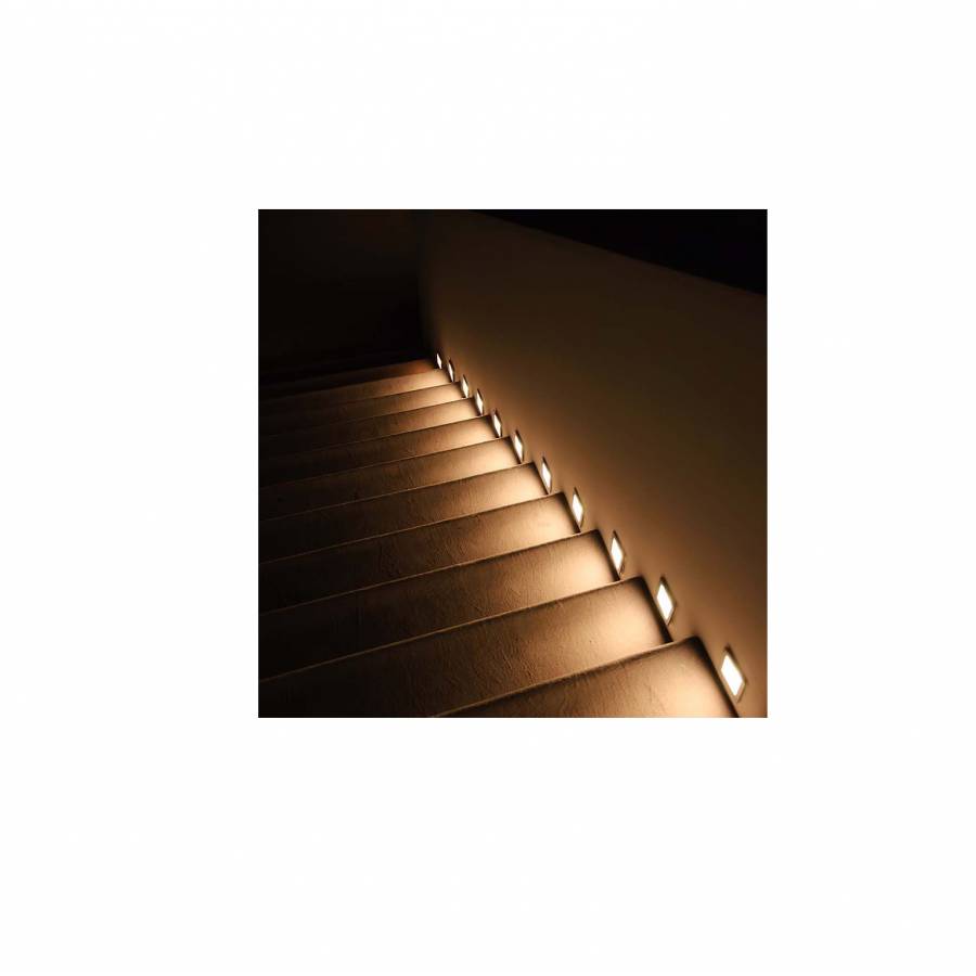 Lampa Albă Led Steplight 3W, 4000K, Montată încastrat