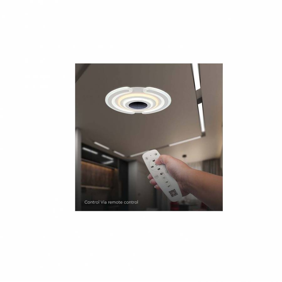 Plafoniera Led cu telecomanda, Dimabila 125 W, 3000 K, 6000 K