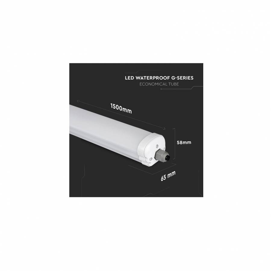 Lampa Led, 150 cm, 48 w, Protectie IP 65