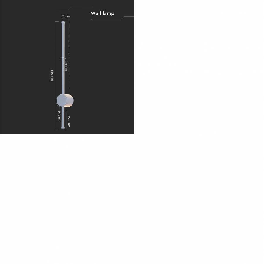 Corp Iluminat LED Alb 12W 3000K IP65