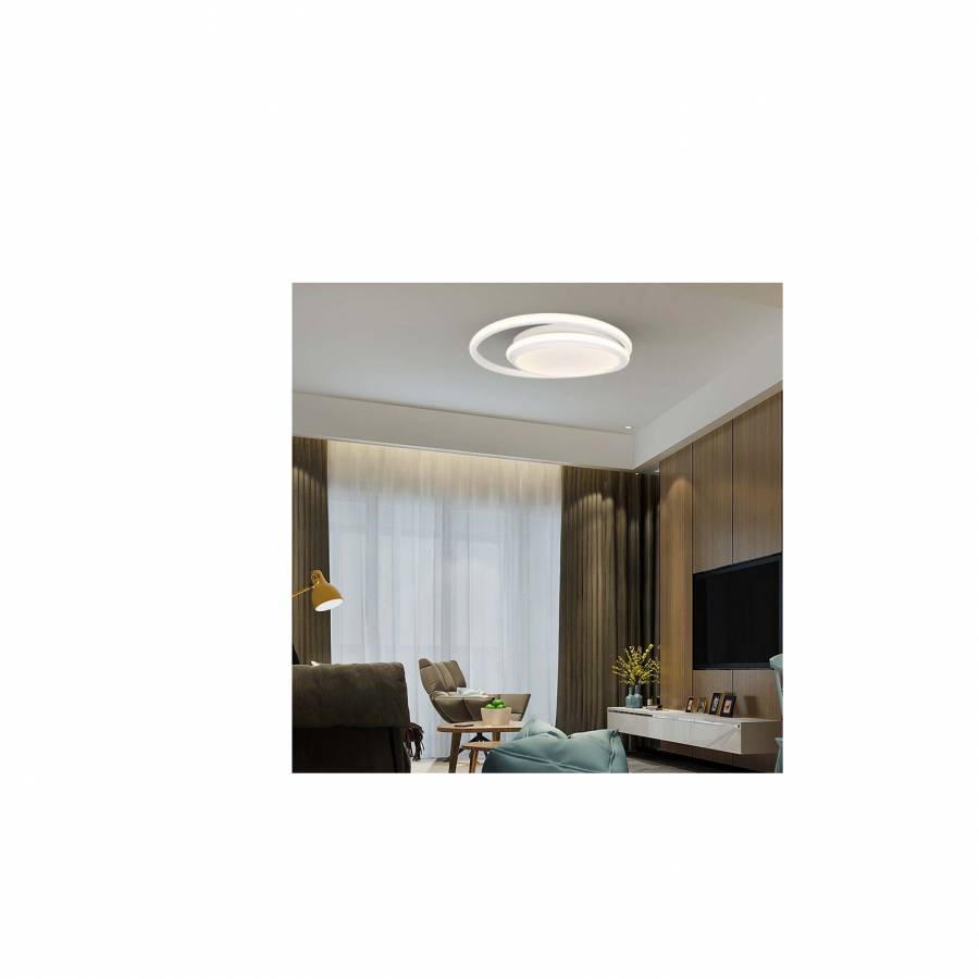 Plafoniera Led 38 W, 4050 lumeni, 4000 K, Alb