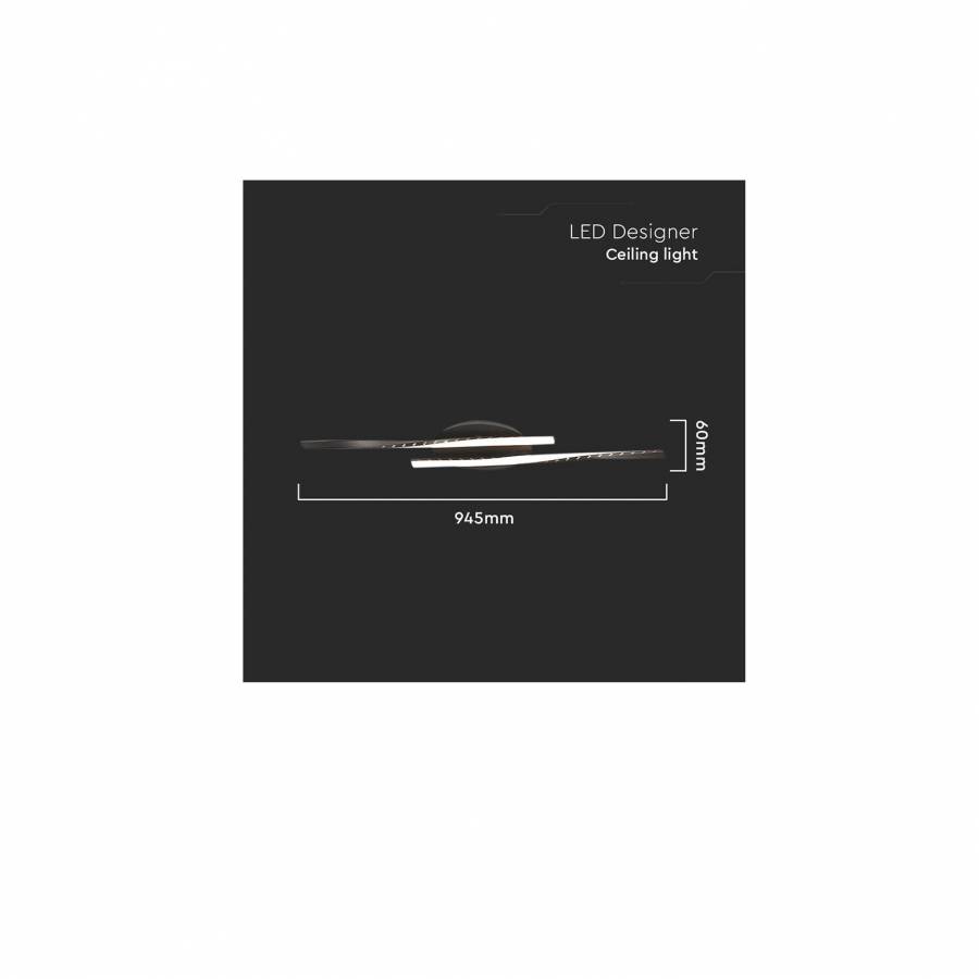 Plafoniera Led Lumina Calda, 12 W, 1280  lumeni, Alb