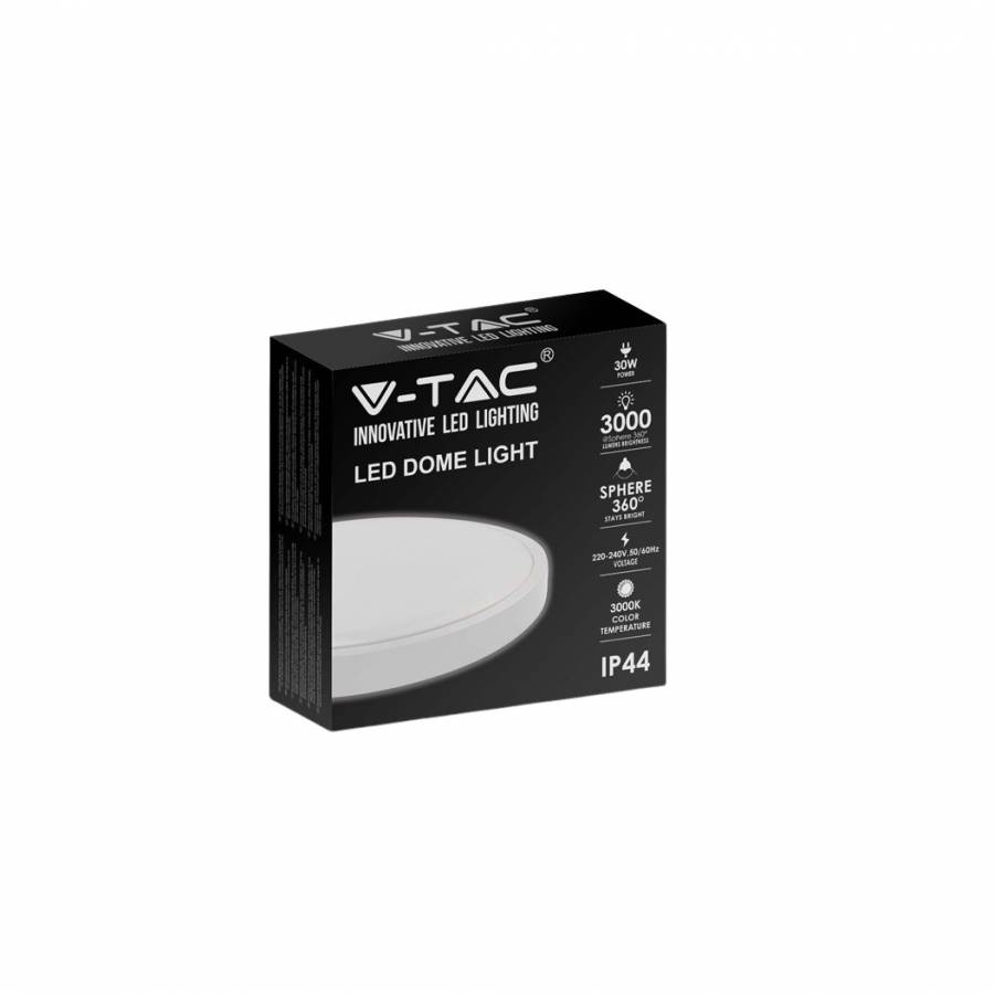 Plafoniera Led 30 w IP44, Pentru iluminat modern, Alb
