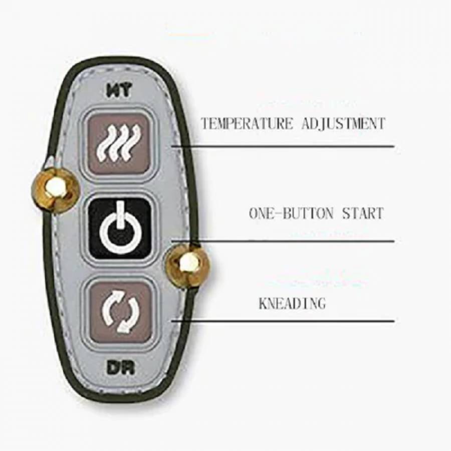 Aparat Pentru Masaj Shiatsu, 12v, 220v, Bej