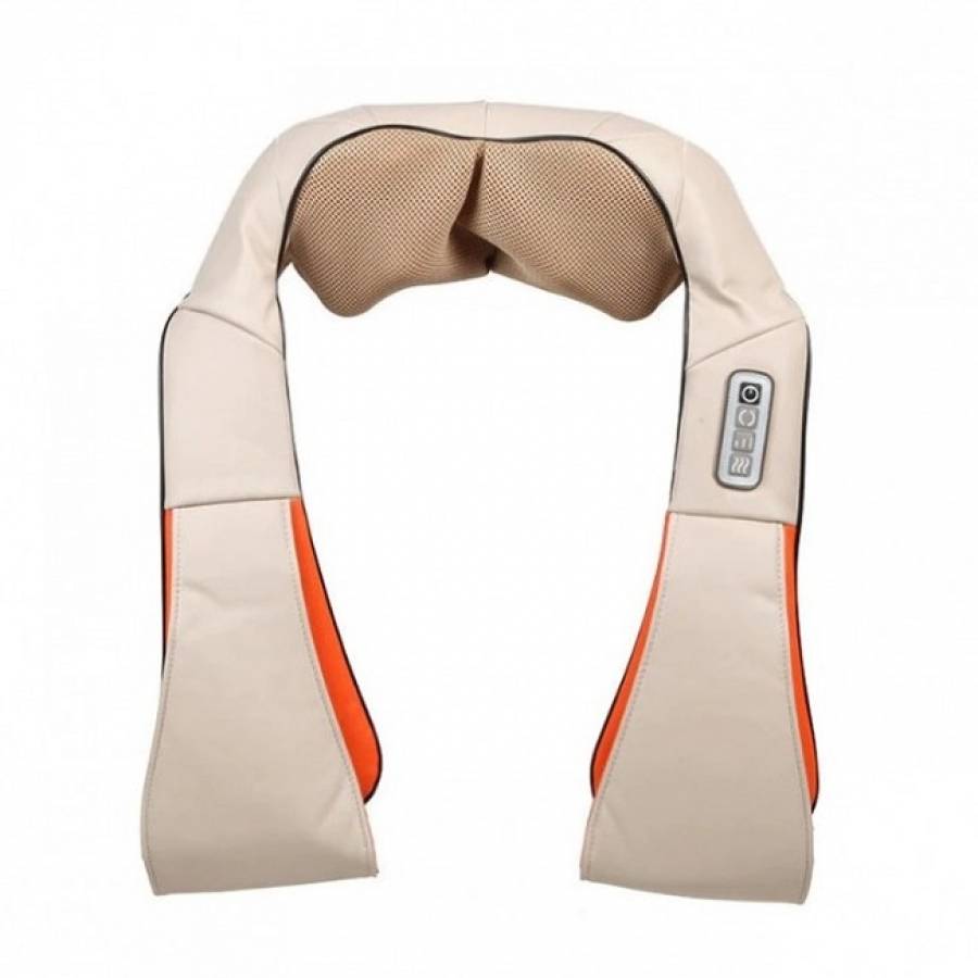 Aparat De Masaj Cu Functie De Incalzire, 24w, Cu Adaptor Auto, Bej