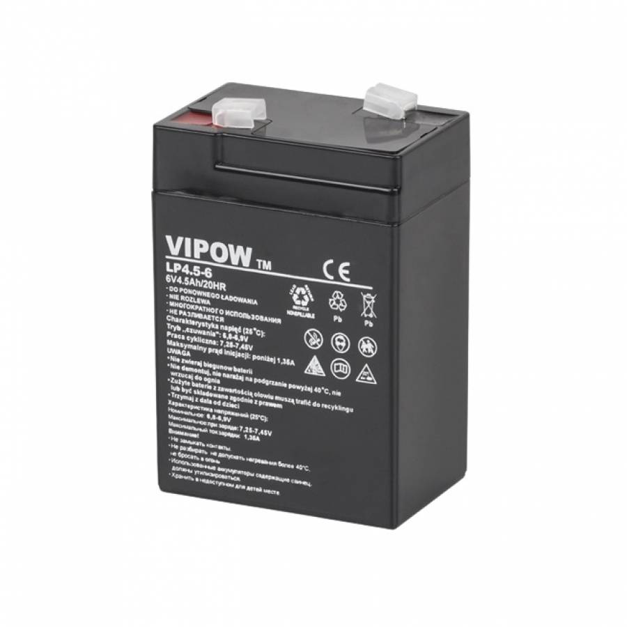 Acumulator 6V 4.5Ah Gel Plumb, Vipow