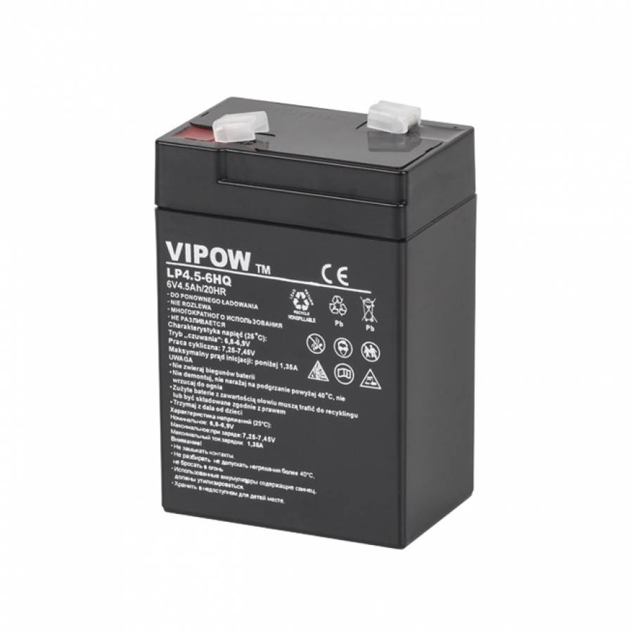 Baterie Gel Plumb 6V 4.5AH pentru Echipamente Vipow