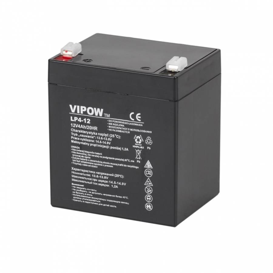 Acumulator Gel Plumb, 12v 4ah, Vipow - Caracteristici tehnice
