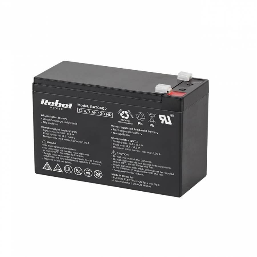 Acumulator Rebel Sla 12v 7ah Stationar