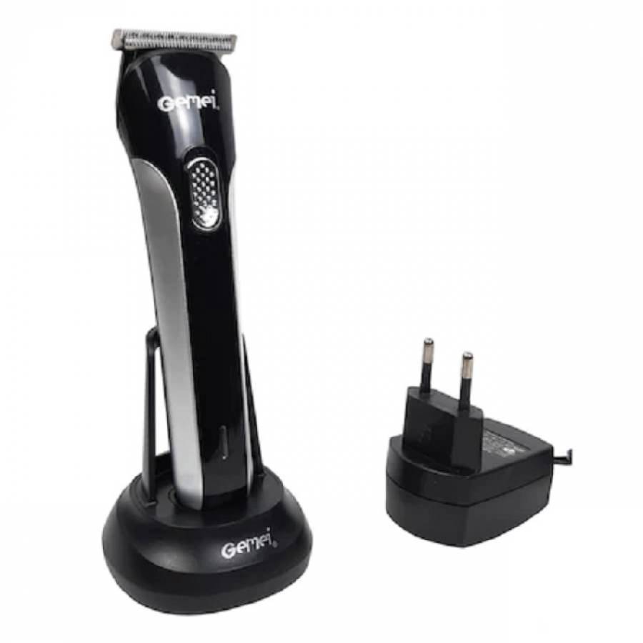 Set Masina Profesionala De Tuns Contur, Cu Acumulator Si Cablu, Gemei - Gm672